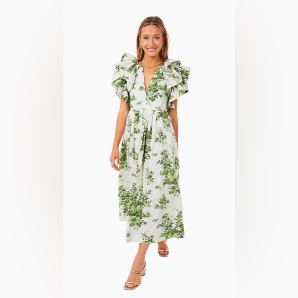 Tuckernuck Mariana Limelight Bouquet dress